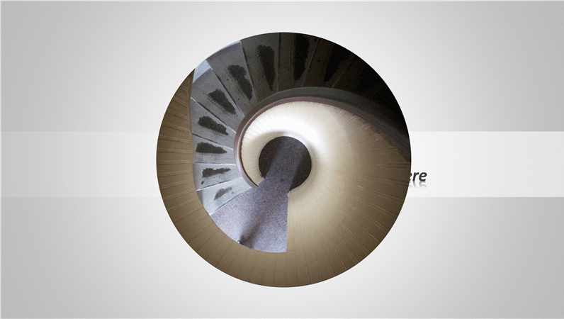 Animation slide: Picture circles in and text slides out (widescreen) Animation slide: Picture circles in and text slides out (widescreen)