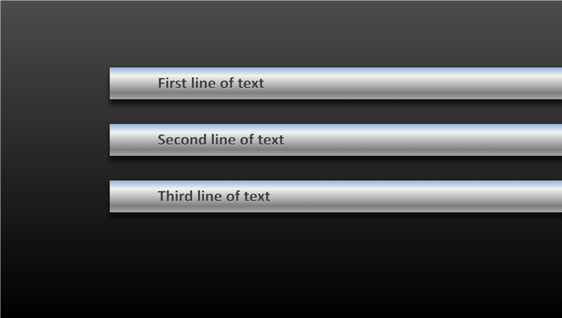 Animation slide: Rotating tubes with text (widescreen) Animation slide: Rotating tubes with text (widescreen)