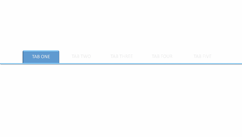 Animation slide: Tab slides to 5 positions (widescreen) Animation slide: Tab slides to 5 positions (widescreen)