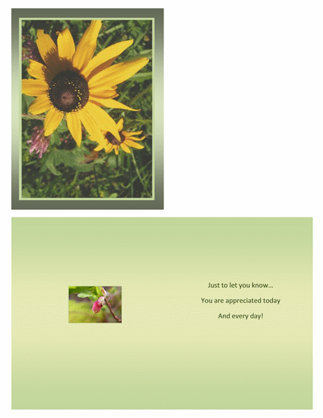 Administrative Professionals Day card (quarter-fold) Administrative Professionals Day card (quarter-fold)