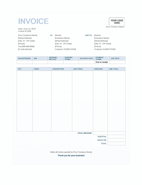 Shipping labels (Blue Background design, 10 per page) - Office Templates