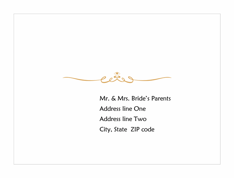 reply card envelope size