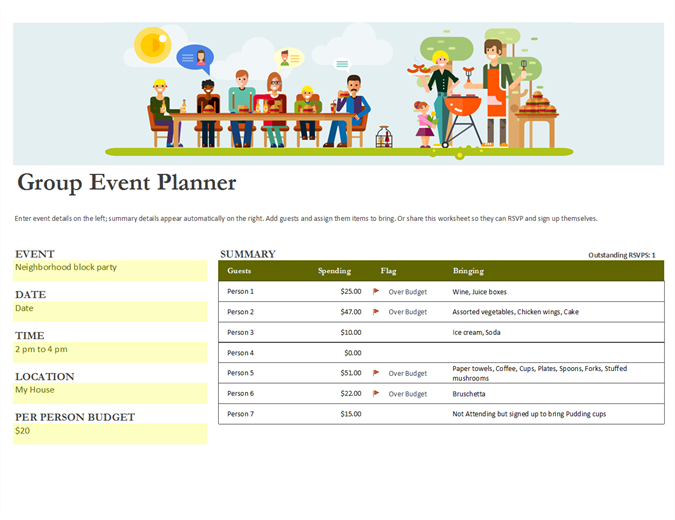 Group Event Planner 119