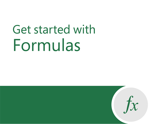 Formula tutorial Formula tutorial