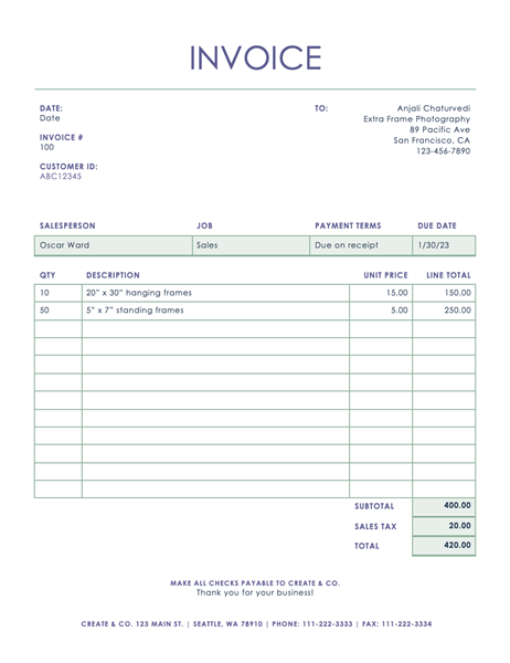 word invoice template free
 Invoices - Office.com