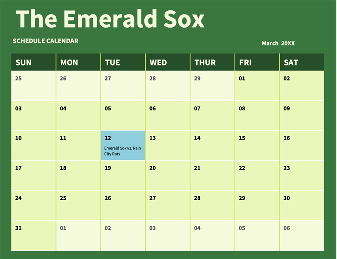 monthly staff roster template