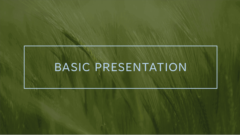 Green pitch deck Green pitch deck