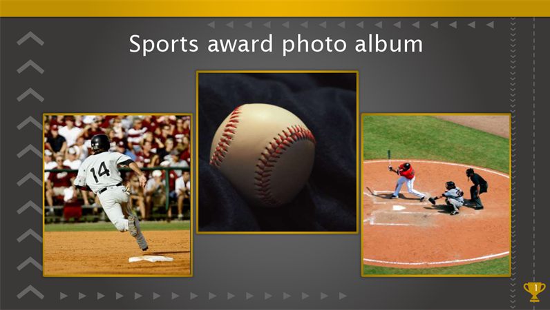Sports award photo album Sports award photo album