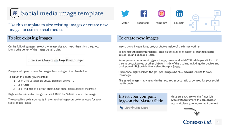 Social media image template Social media image template