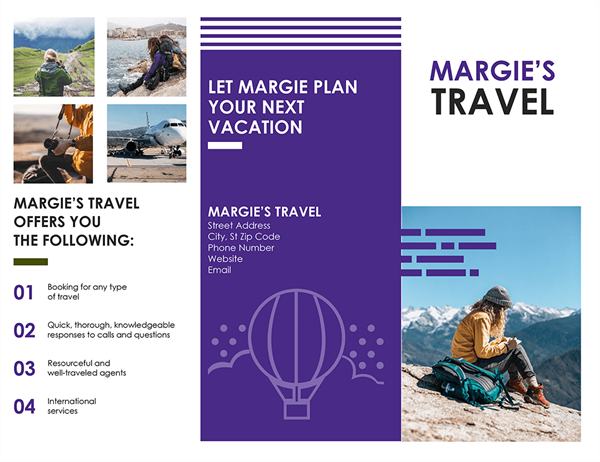 Holiday Travel Vacation Flyer Template Graphic Design