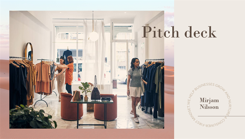 Retail pitch deck Retail pitch deck