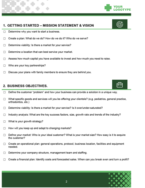 Healthcare startup checklist Healthcare startup checklist