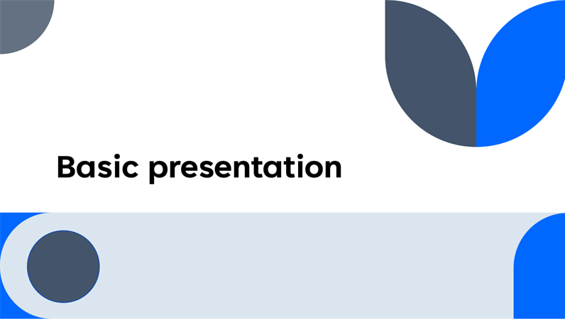Universal presentation Universal presentation