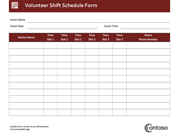 Hourly Schedule Template Schedule Templates Free Word Templates