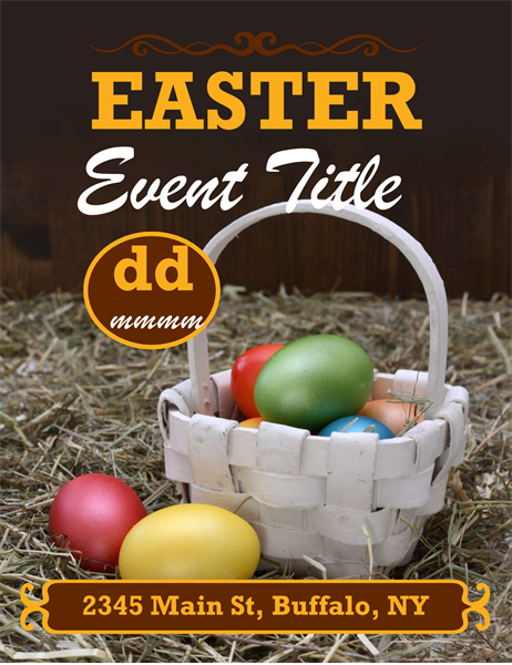 Easter basket flyer Easter basket flyer