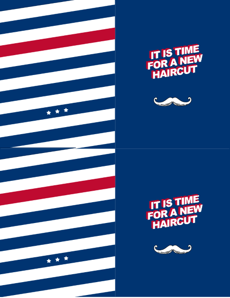 Quirky moustache every day greeting card Quirky moustache every day greeting card