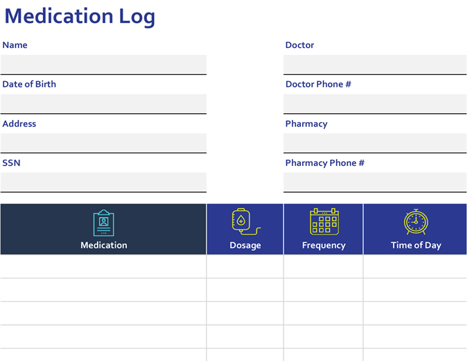 Employee Key Log Template | Master Template