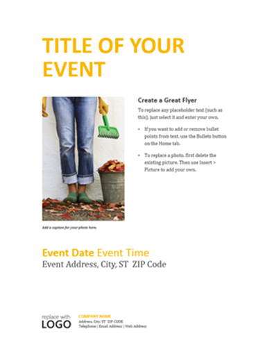 Event Flyer Free Flyer Templates For Microsoft Word