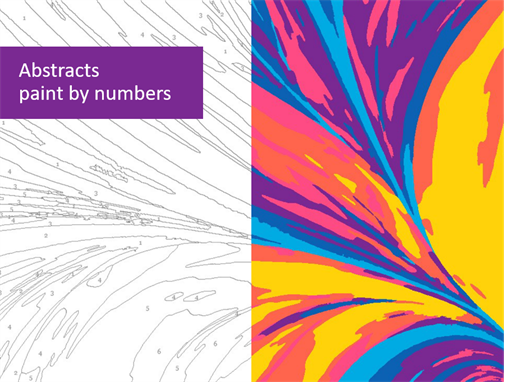 Abstracts paint by numbers Abstracts paint by numbers