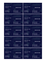 Business cards with map (10 per page)