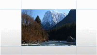 Animation slide: Frame grows with picture zoom-in (widescreen)