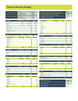 Printables Monthly Budget Worksheet Excel budgets office com personal monthly budget spreadsheet