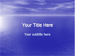 Ocean design template