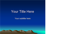 Mountain top design slides