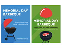 Memorial Day BBQ flyer