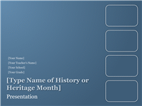 History or heritage month presentation