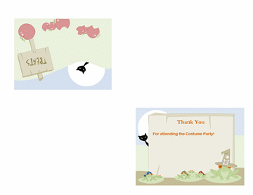 microsoft office thank you card template