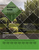 Flyer with tear-off tabs and art