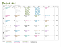 Project timeline - Office Templates