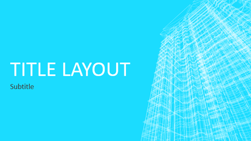 Business wireframe building presentation (widescreen) Business wireframe building presentation (widescreen)