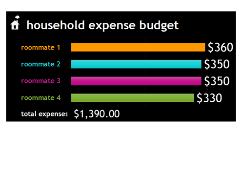 household expense budget