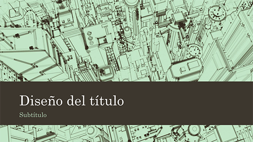 Fondo de presentación de un boceto de una ciudad con oficinas (pantalla panorámica)