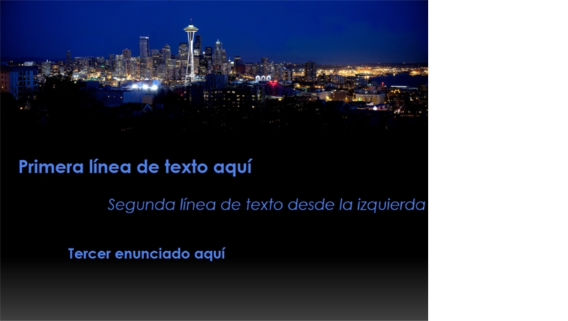 Títulos animados que cambian de color y se mueven por el paisaje urbano de Seattle Títulos animados que cambian de color y se mueven por el paisaje urbano de Seattle