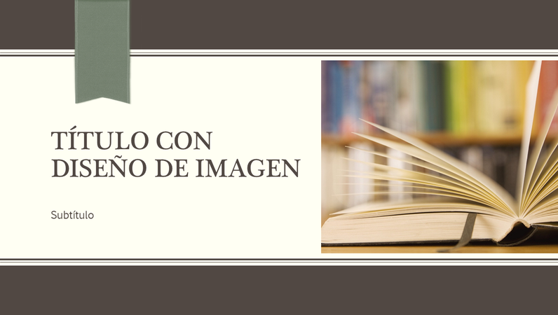Presentación académica, diseño de cinta y raya diplomática (panorámica) Presentación académica, diseño de cinta y raya diplomática (panorámica)
