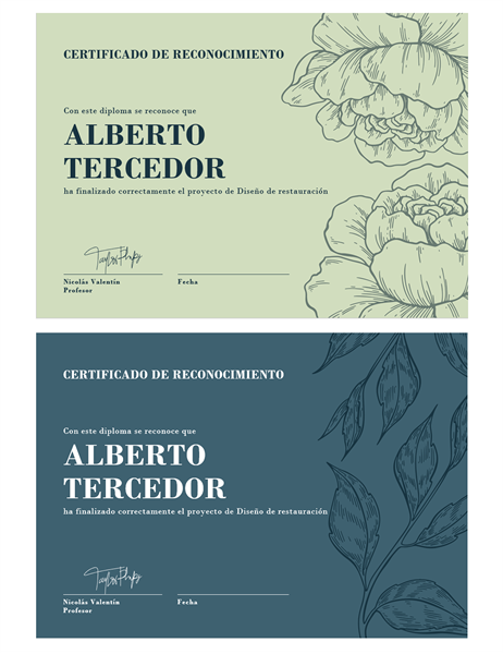 Certificados - Office.com