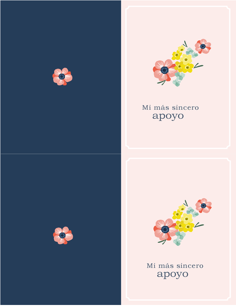 Tarjeta de pésame Tarjeta de pésame