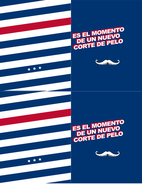Tarjeta de felicitación para cada día de bigote extravagante Tarjeta de felicitación para cada día de bigote extravagante
