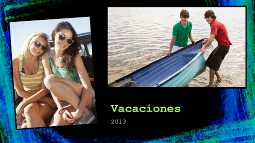 Álbum de fotos de vacaciones (diseño de tiza) Álbum de fotos de vacaciones (diseño de tiza)
