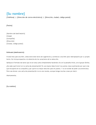 Carta de presentación para CV (verde) - Office Templates