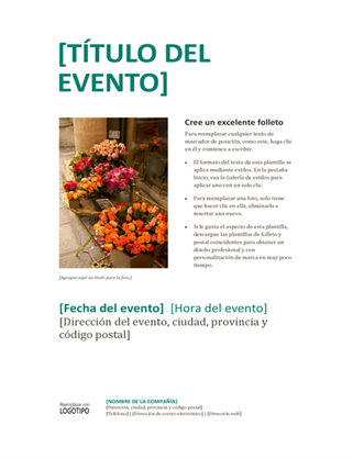 Folleto de negocios Folleto de negocios
