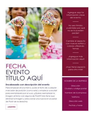 Folleto de eventos Folleto de eventos