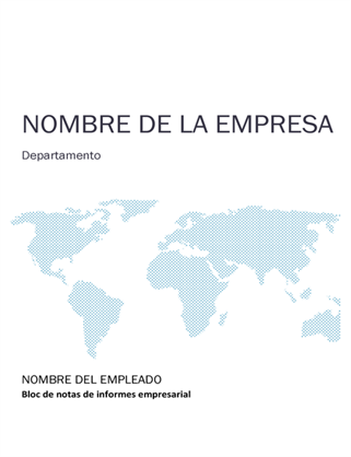 Kit de bloc de notas de informe de negocios Kit de bloc de notas de informe de negocios