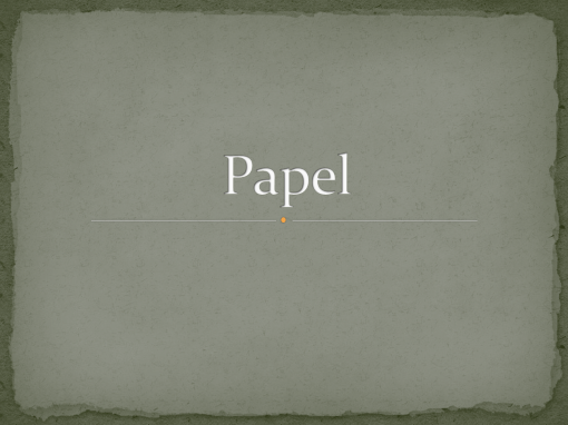 Papel Papel