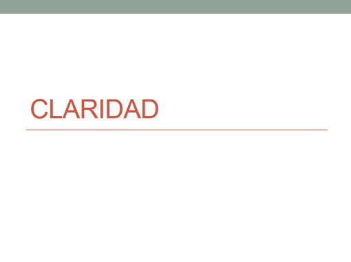 Claridad Claridad