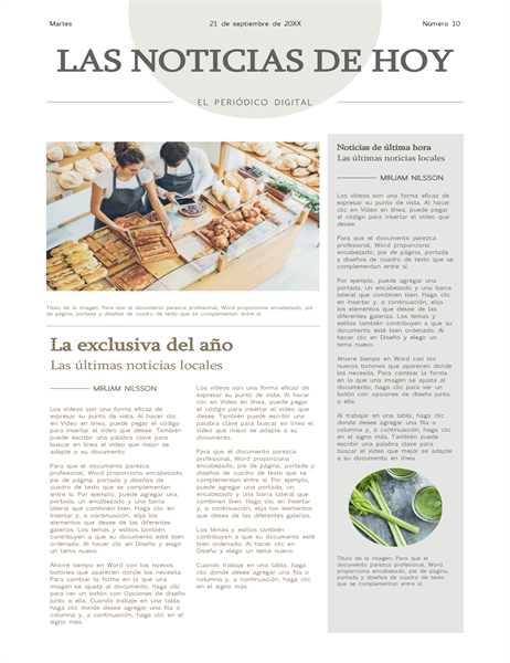 Periódico de estilo de vida Periódico de estilo de vida