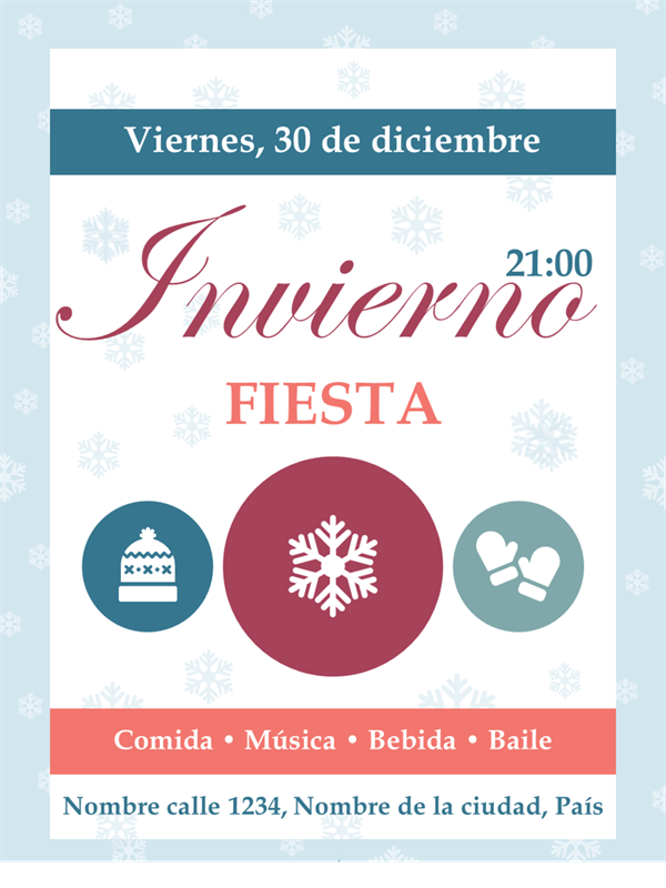 Imprimibles para fiesta de invierno Imprimibles para fiesta de invierno